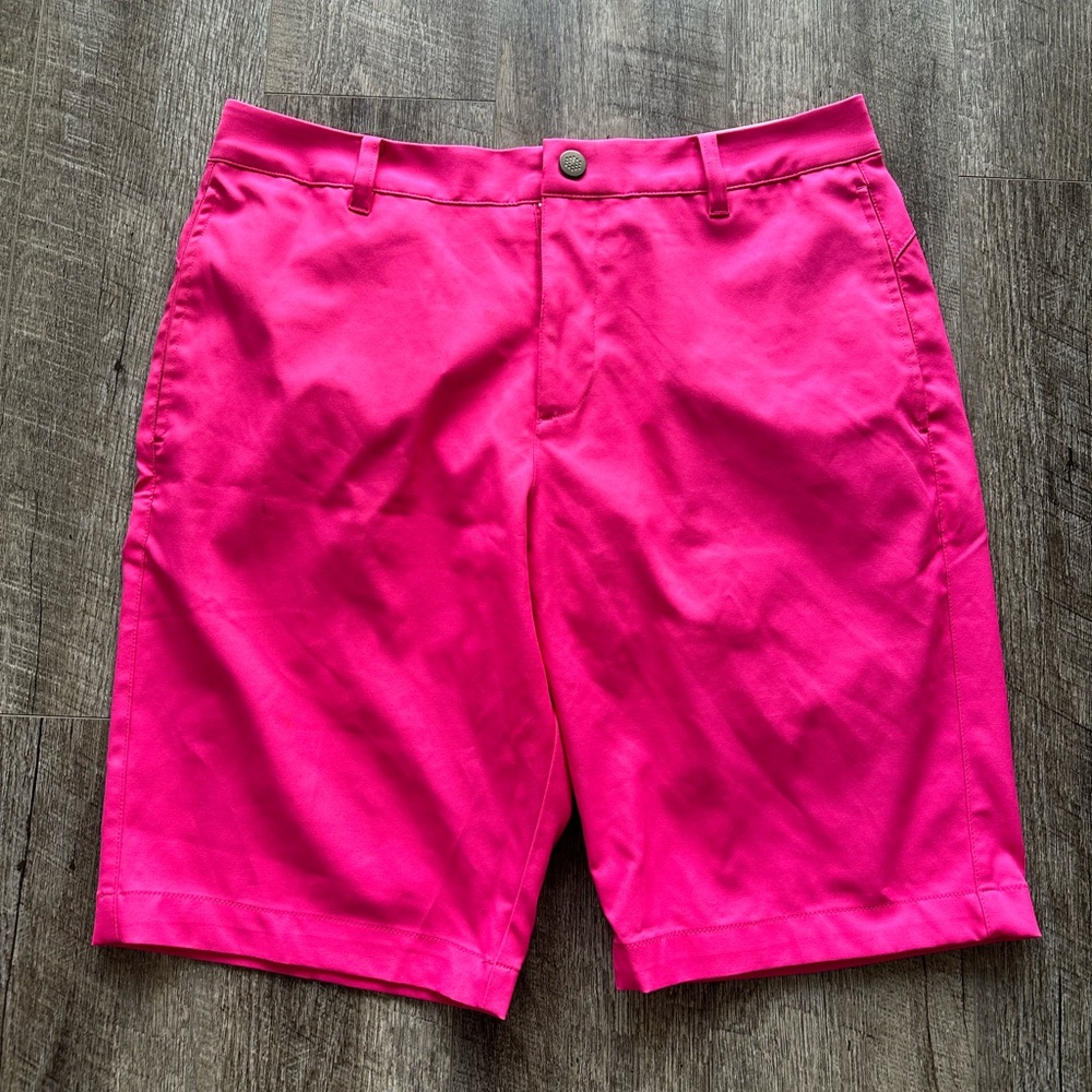 32W Men’s Puma Jackpot Golf Shorts - Pink